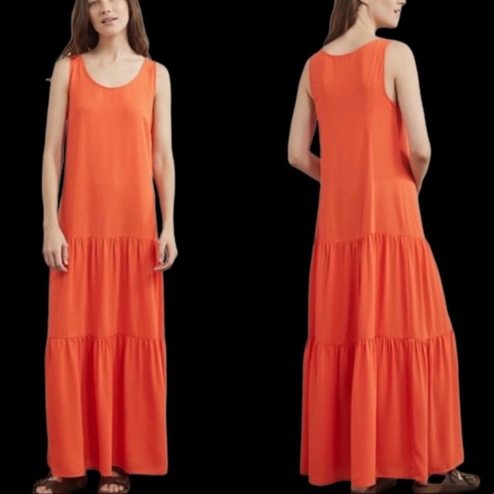 NWT Elizabeth and James Tiered Drop Waist Maxi Dress